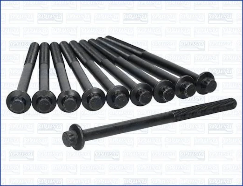 Image of AJUSA Bolt Kit, cylinder head AJUSA 81062200