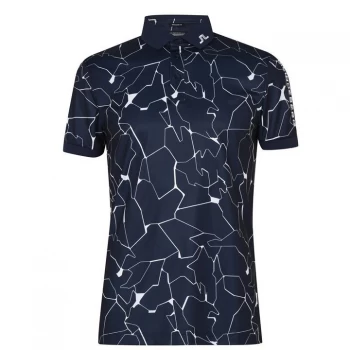 image of J Lindeberg Tech Polo Shirt - Navy