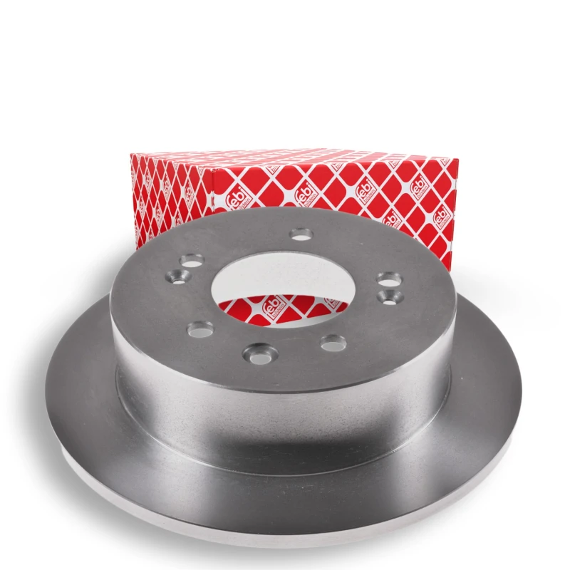 Image of FEBI BILSTEIN 32579 Brake disc Rear Axle, solid, Coated Brake Disc (82)