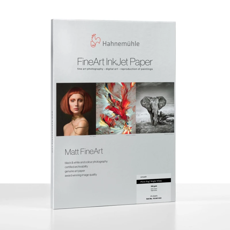 Image of Hahnemuehle Photo Rag Bright White A4 25 sheets