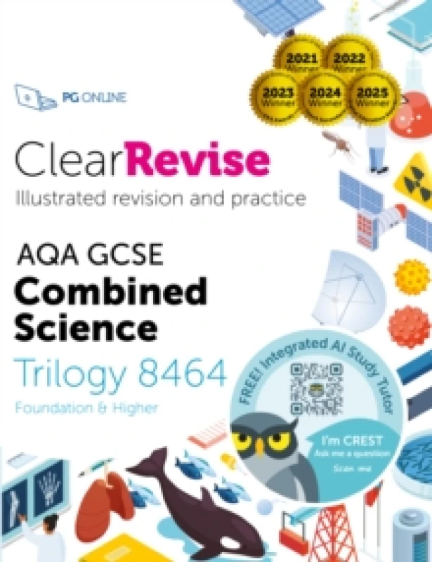 Image of ClearRevise AQA GCSE Combined Science: Trilogy 8464 Paperback / softback