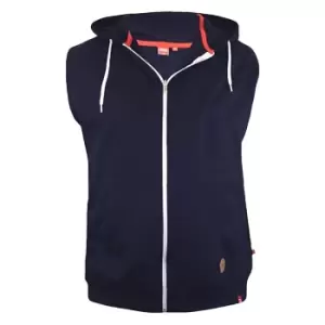 Image of Duke Mens Blake Kingsize Sleeveless Hoody (7XL) (Navy)