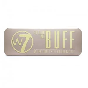 W7 Colour Me Buff Natural Nudes Eye Colour Palette 12 Colours