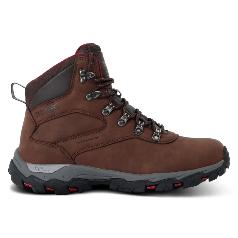 Image of Regatta Womens Lady Holcombe Classic Walking Boots in Dark Brown Size: 8 Dark Brown Female 8