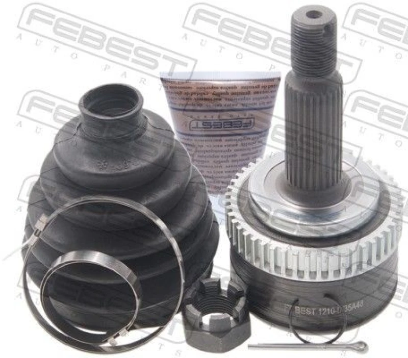 Image of FEBEST 1210-IX35A48 Joint, drive shaft Wheel Side, with ABS sensor ring Joint,drive shaft (236)