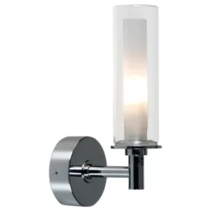 Image of Linea Verdace Bathroom Wall Light Chrome IP44