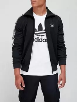 Image of adidas Originals Beckenbauer Track Top - Black/White, Size S, Men
