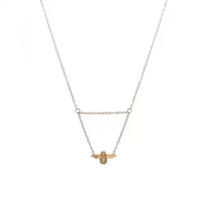 Image of 3D Bee Drop Gold Necklace