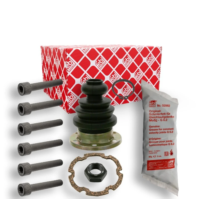 Image of FEBI BILSTEIN 03626 CV Boot Rubber Rubber Bellow,drive shaft (194)