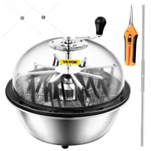Image of VEVOR 24" Bowl Trimmer Manual Leaf Bowl Trimmer Hydroponic Pro Bowl Trimmer Leaf Bud Trim Reaper Cutter Twisted Spin Cut Plant Bud Flower(24" Bowl Tri