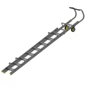 Image of Werner Trade Double 18 Tread Roof Ladder