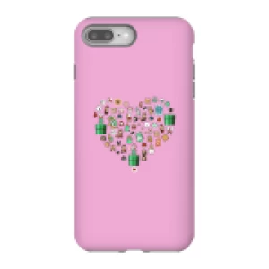 image of Pixel Sprites Heart Phone Case - iPhone 8 Plus - Tough Case - Gloss