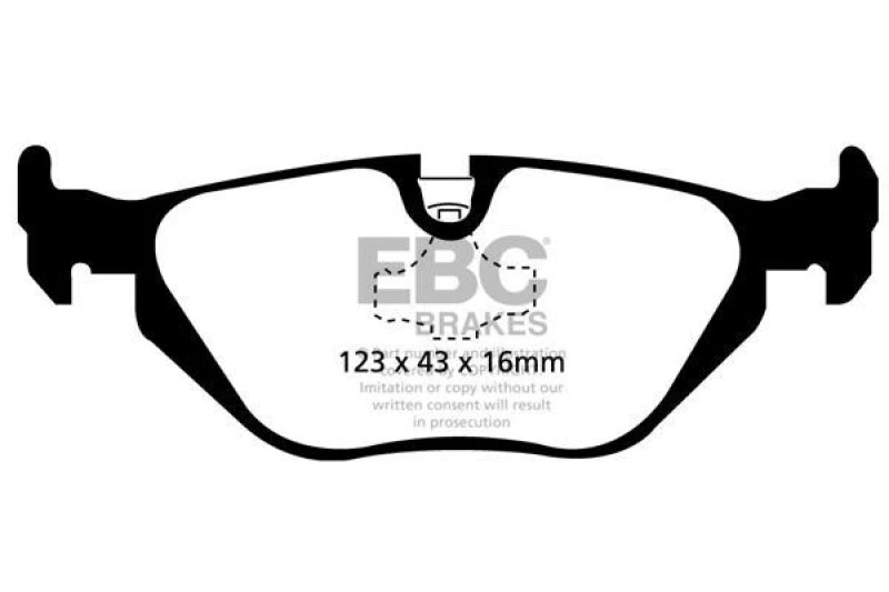 Image of EBC Brakes Brake pad set EBC Brakes DP21079