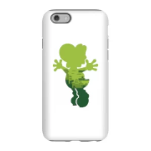 Image of Nintendo Super Mario Yoshi Silhouette Phone Case - iPhone 6S - Tough Case - Gloss