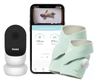 image of OWLET Baby Monitor Duo Plus Smart Sock 3 & Cam 2 Bundle - Mint