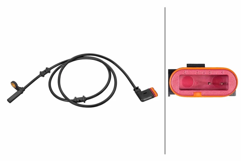 Image of HELLA ABS sensor HELLA 6PU 358 216-661
