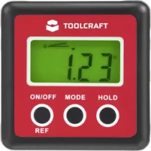 Image of TOOLCRAFT 1662855 Digital goniometer IP54 IP54 Angle setting (max.): 360 °