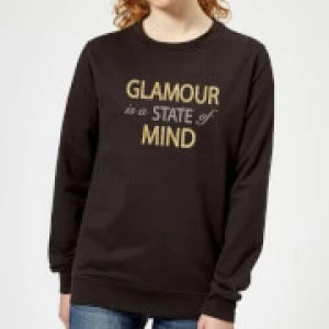 Image of Glamour Is A State Of Mind Womens Sweatshirt - Black - 5XL