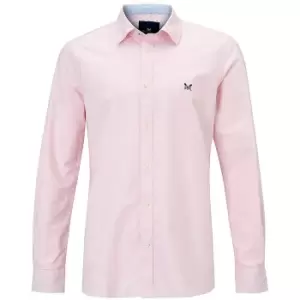 Image of Crew Clothing Mens Slim Oxford Shirt Classic Pink XXL