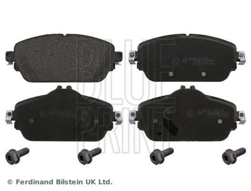 Image of Blue PRINT Brake pad set Blue PRINT ADU174230
