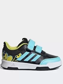 Image of adidas X Disney Tensaur Sport Mickey Hook-and-loop Shoes, Black/Blue, Size 4 Younger