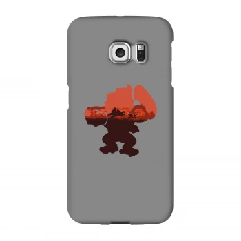 image of Nintendo Donkey Kong Silhouette Serengeti Phone Case - Samsung S6 Edge - Snap Case - Matte