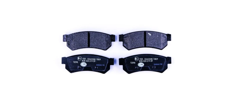Image of HELLA Brake pad set HELLA 8DB 355 019-591