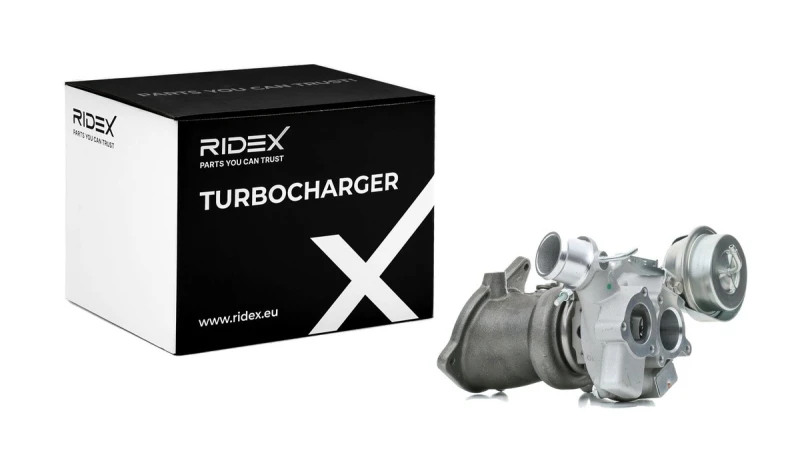Image of RIDEX 2234C0374 Turbocharger without fastening/mounting material Charger,charging system (2234)
