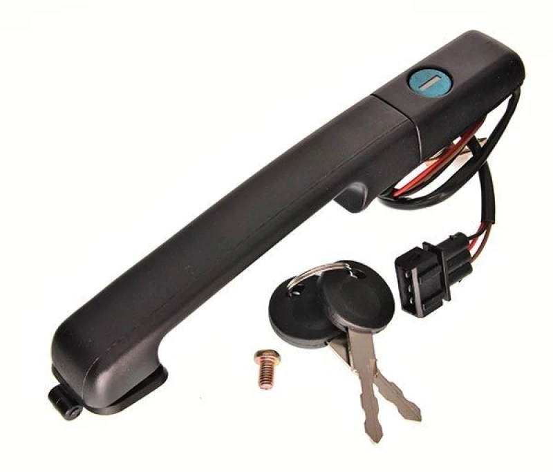 Image of MAXGEAR 28-0060 Door Handle Left Front, black, with lock barrel Door Handle (1373)