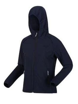 image of Regatta Arec III Softshell Jacket - Black, Navy, Size 10, Women