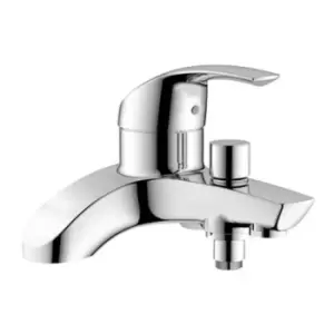 image of Grohe Eurosmart Low Pressure Deck Mounted Bath Shower Mixer 25105000