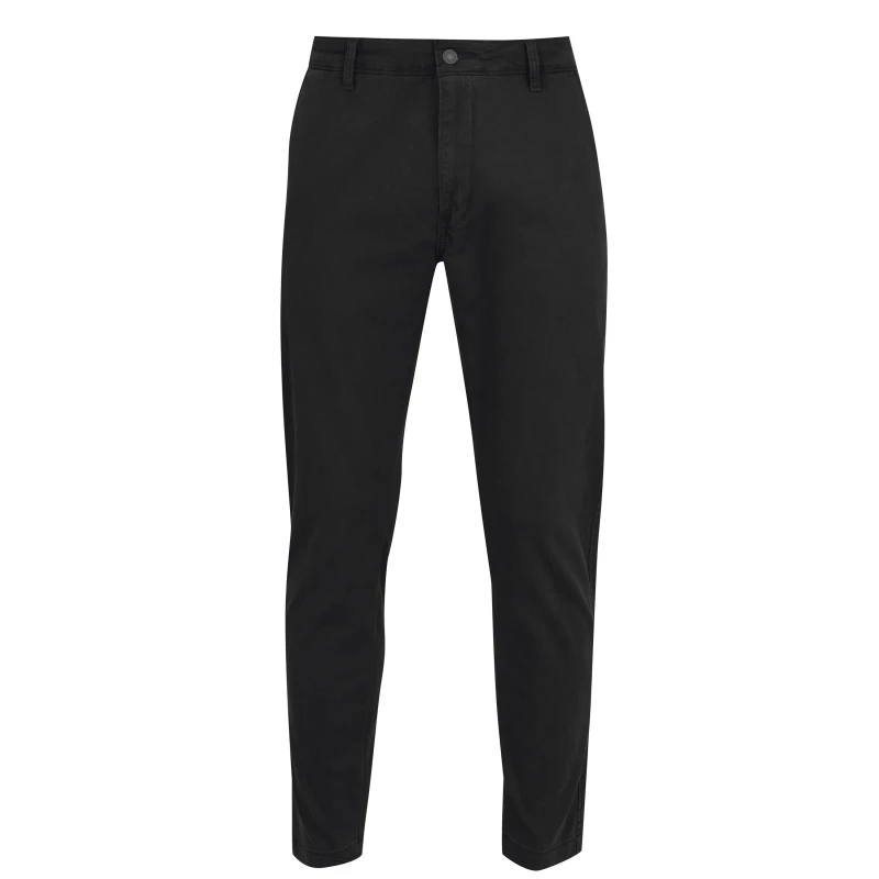Image of Levis Chino Regular Tapered Trousers Mineral Black male 36W L