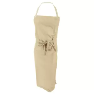 Image of Jassz Bistro Bib Apron / Hospitality & Catering (Pack of 2) (One Size) (Natural)