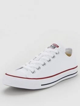 Image of Converse Chuck Taylor All Star Ox - White/White, Size 10.5, Men