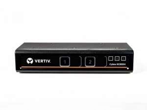 Vertiv Avocent Cybex SC820H-201 KVM Switchbox - 2 Computers - 1 Local