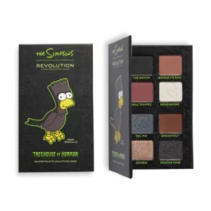 Image of Revolution The Simpsons Mini Shadow Palette Raven Bart