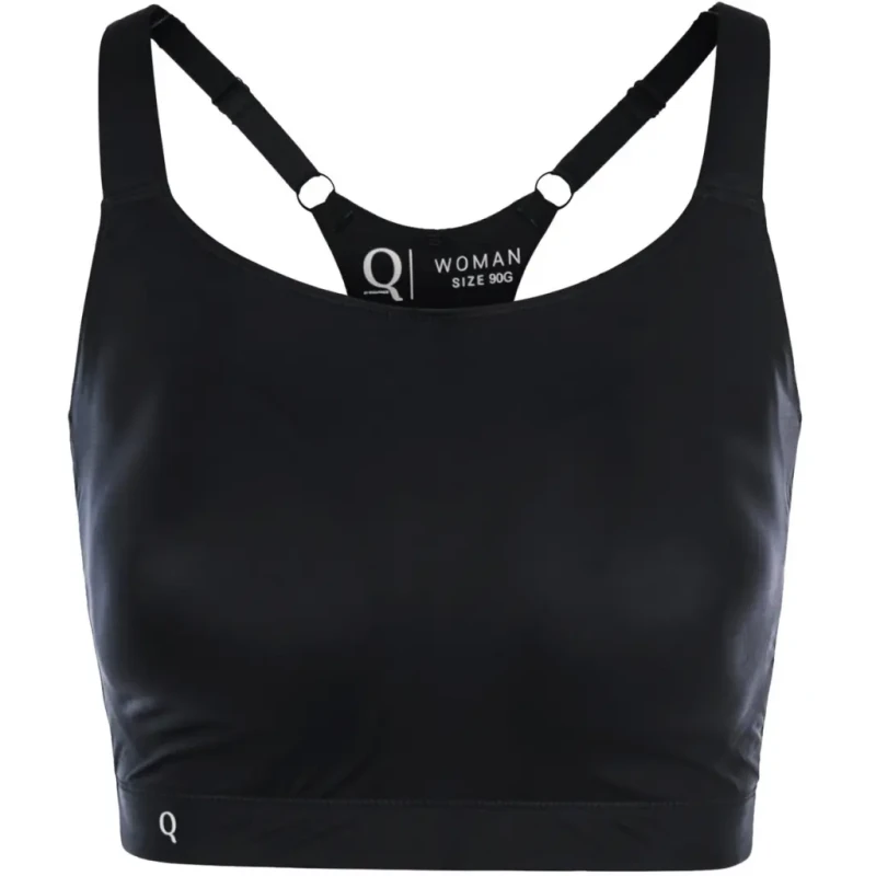 Image of Q Sportswear Sports bra Q Sportswear Angelia Noir Female 90E