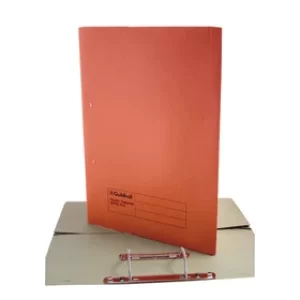 Image of Exacompta Guildhall Heavyweight Transfer Spiral Pocket File 420gsm FC Orange (Pack of 25) 211/6004