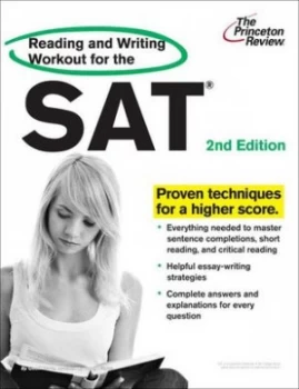 Image of Reading and Writing Workout for the Sat 2nd Edition by Princeton Review Paperback
