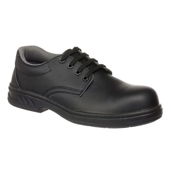 Image of Portwest Steelite Laced S2 Safety Shoes FW80BKR49 Colour: Black