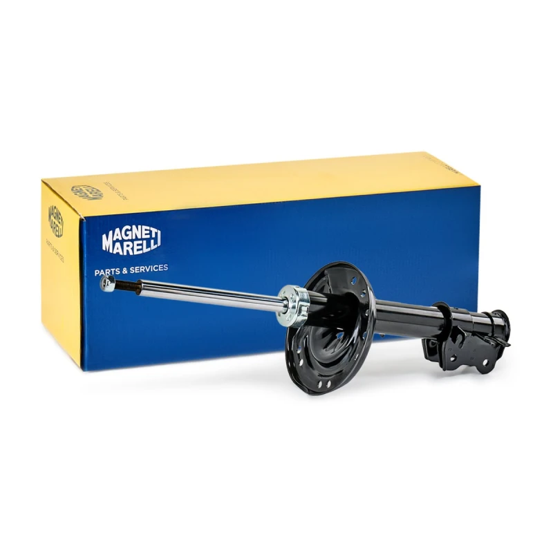 Image of MAGNETI MARELLI 351953070100 Shock absorber Front Axle Right, Gas Pressure, Twin-Tube, Suspension Strut, Top pin Shock Absorber (854)