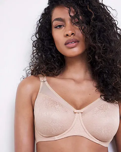 Image of Berlei Berlei Beauty Lace Minimiser Bra Nude Female 40DD BB15233