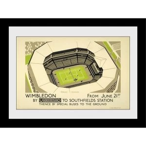 image of Transport For London Wimbeldon 60 x 80 Framed Collector Print