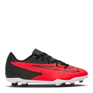 image of Nike Phantom Club GX Junior Firm Ground Football Boots - Red