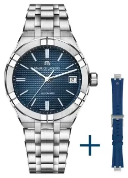 Image of Maurice Lacroix AI6007-SS00F-430-C AIKON Automatic 39mm Blue Watch