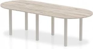 Image of Trexus Boardroom Table 2400x1200x730mm Grey Oak Ref I003278