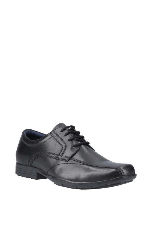 Image of Pod Mens Angus Lace Up Leather Shoes UK Size 12 (EU 46) Black POD013-BLACK-12