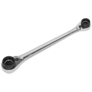 Image of Sealey AK6391 Ratchet Ring Spanner 8-in-1 Reversible Metric