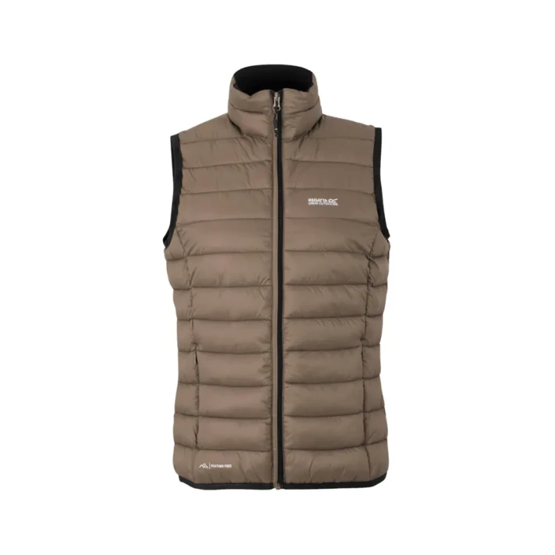 Image of Womens sleeveless down jacket Regatta Marizion Marron Female 36