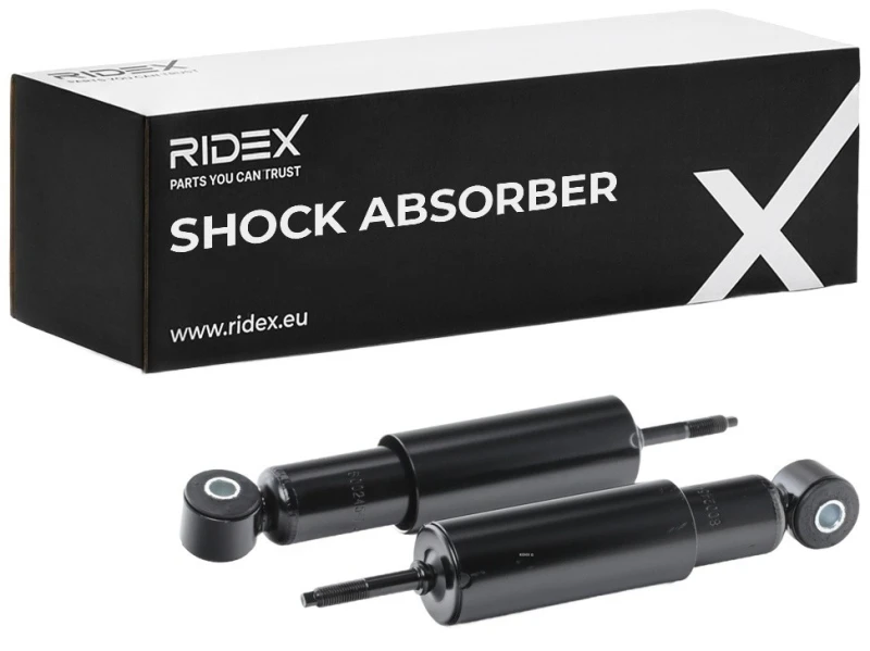 Image of RIDEX 854S2654 Shock absorber Front Axle, Oil Pressure, Telescopic Shock Absorber, Top pin Shock Absorber (854)